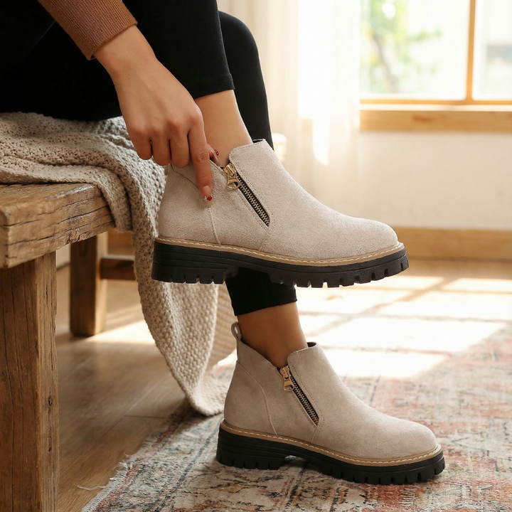 Paytyn | Side-Zip Suede Chelsea Boots