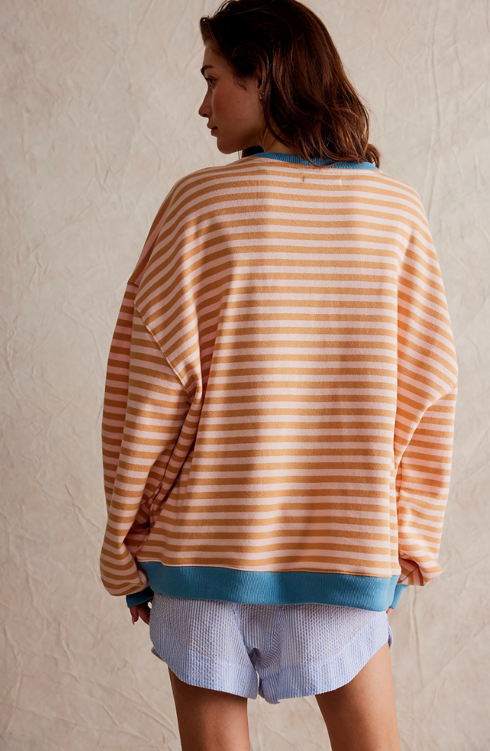Linda | Oversized Striped Sweater