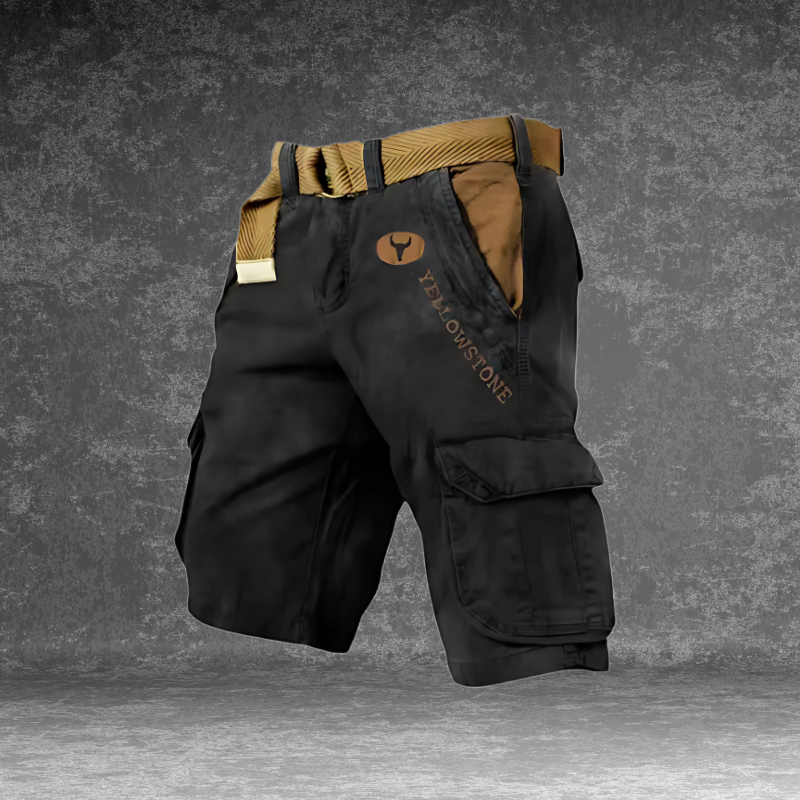 Etienne 6-Pocket Cargo Pants Black