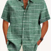 Tyler | Classic Button Short Sleeve Summer Shirt