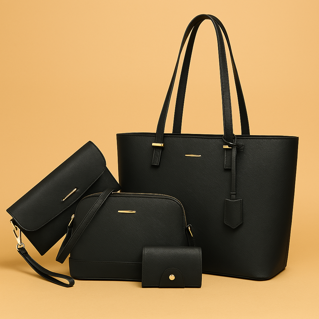 Zainab | Leather Handbag And Shoulder Bag Set