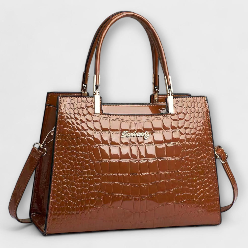 Veda | Crocodile Pattern Handbag