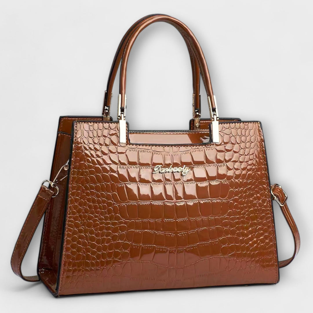 Veda | Crocodile Pattern Handbag