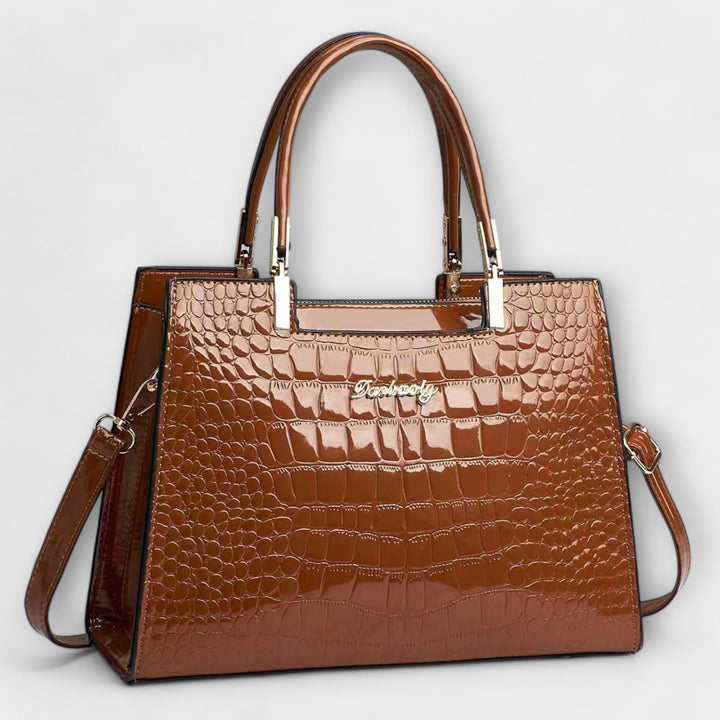 Veda | Crocodile Pattern Handbag