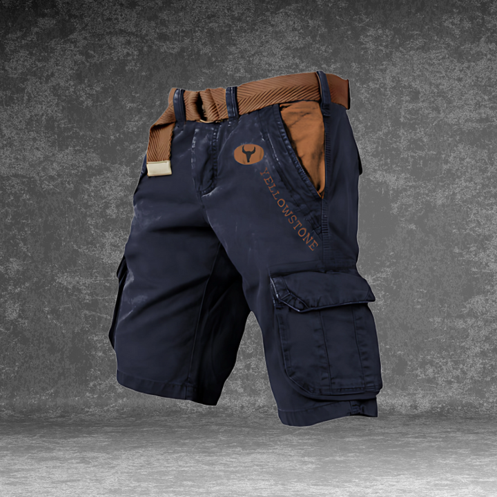 Etienne 6-Pocket Cargo Pants Navy Blue