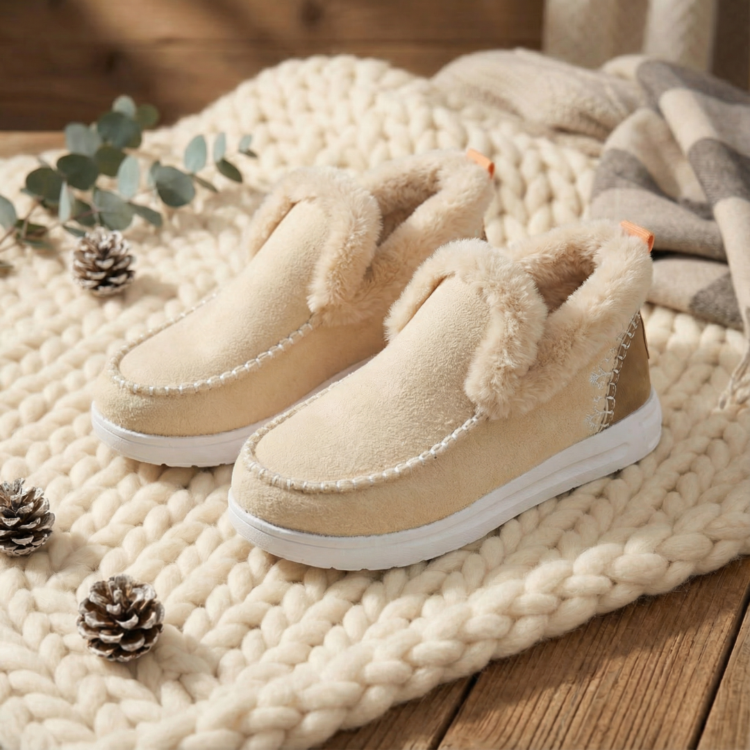 Claudette | Fleece Comfort Slippers