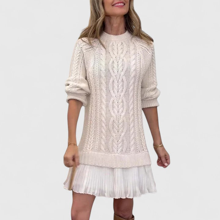 Sauge | Robe pull en maille