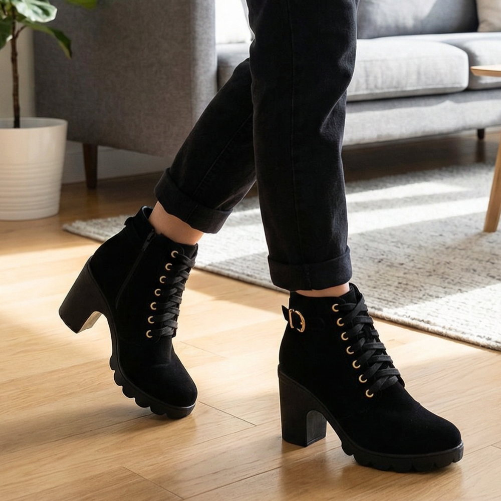 Symphony | Chunky Heel Ankle Boots