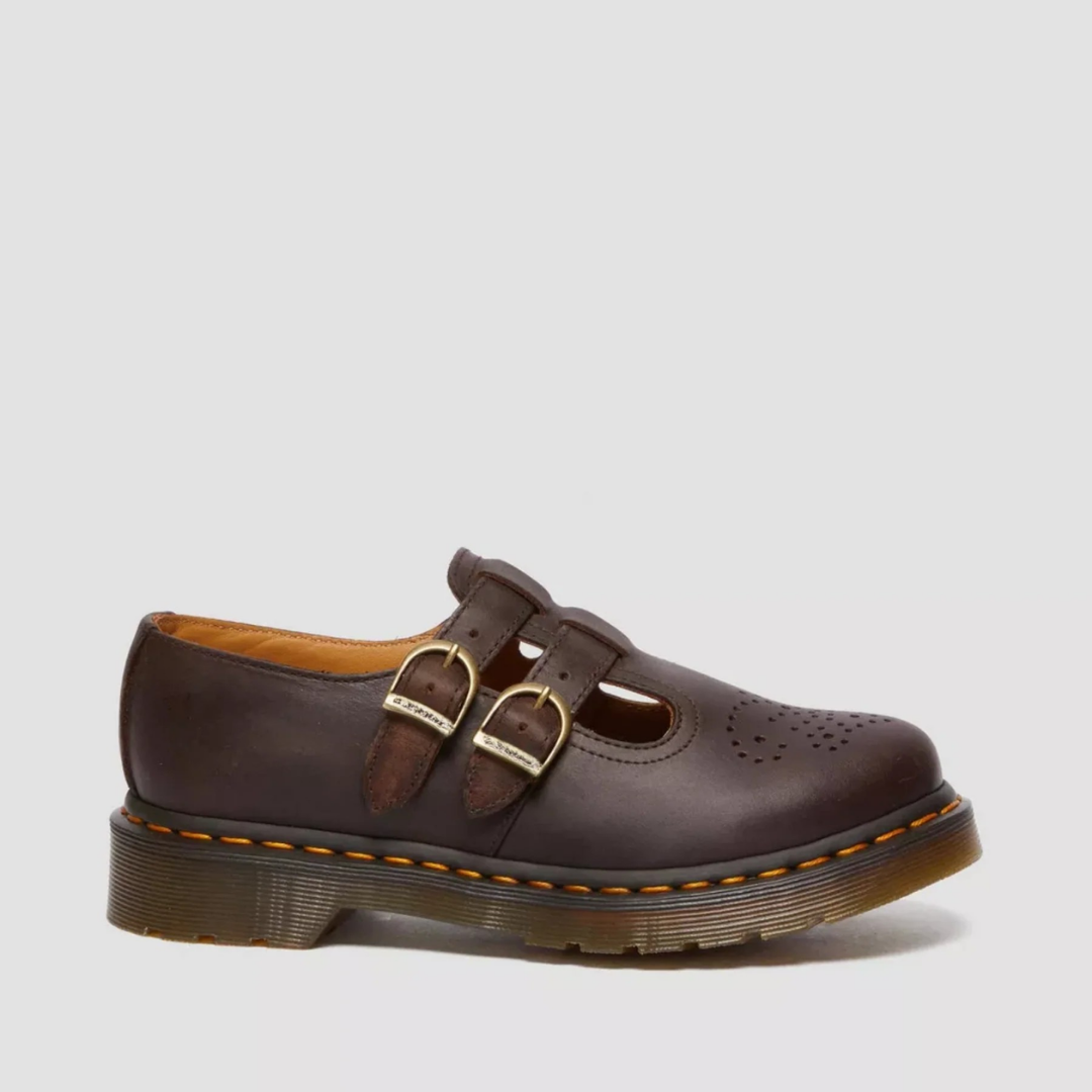 Elowen | Double-Buckle Leather Mary Janes