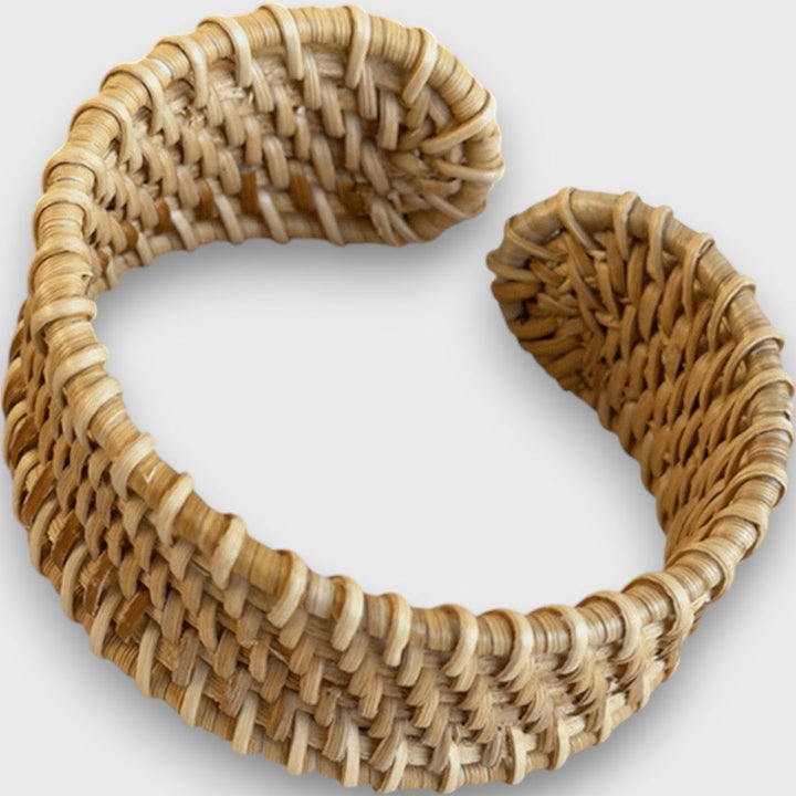Simranjit | Braided Rattan Bracelet