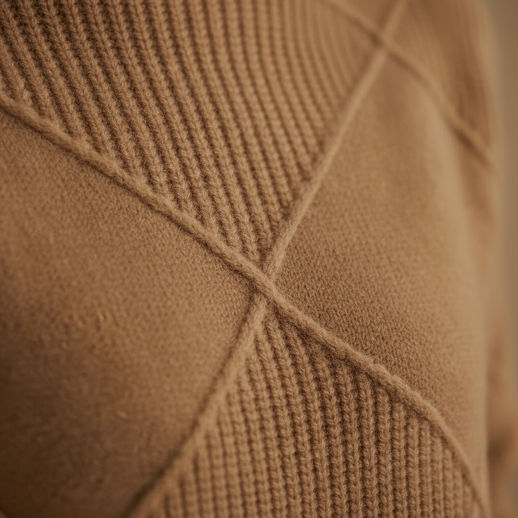 Janelle | Diamond Knit Mock Neck Sweater