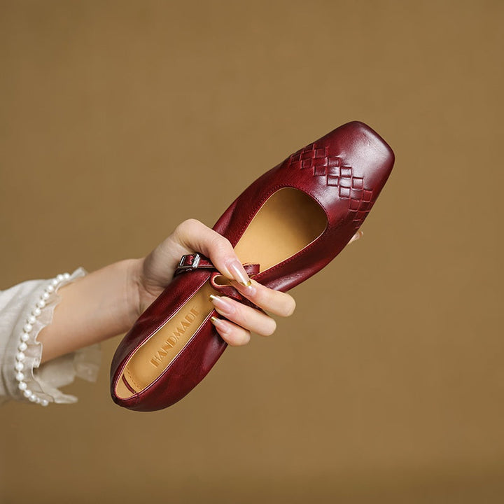 Verity | Square-Toe Flat