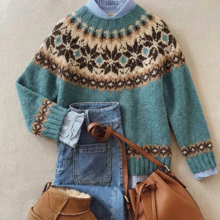 Jennifer | Fair Isle Knit Sweater