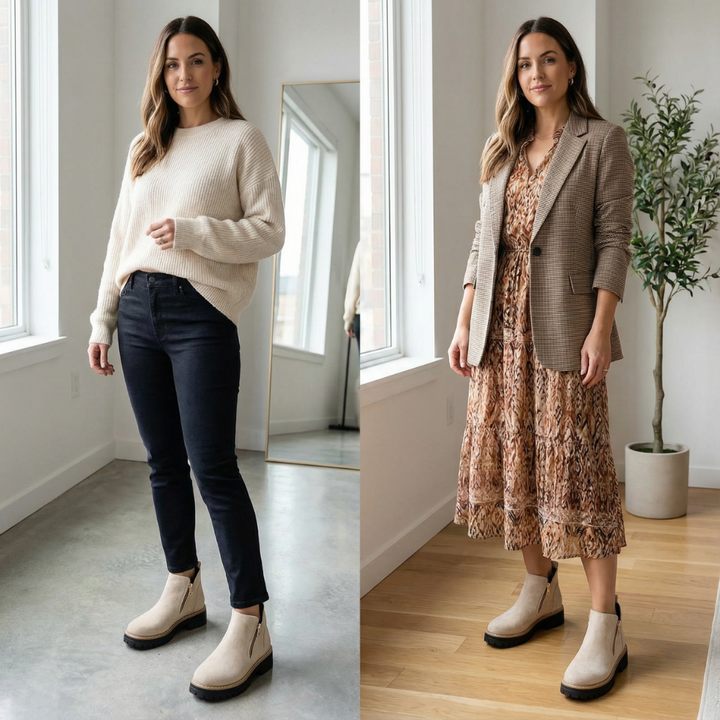 Paytyn | Side-Zip Suede Chelsea Boots