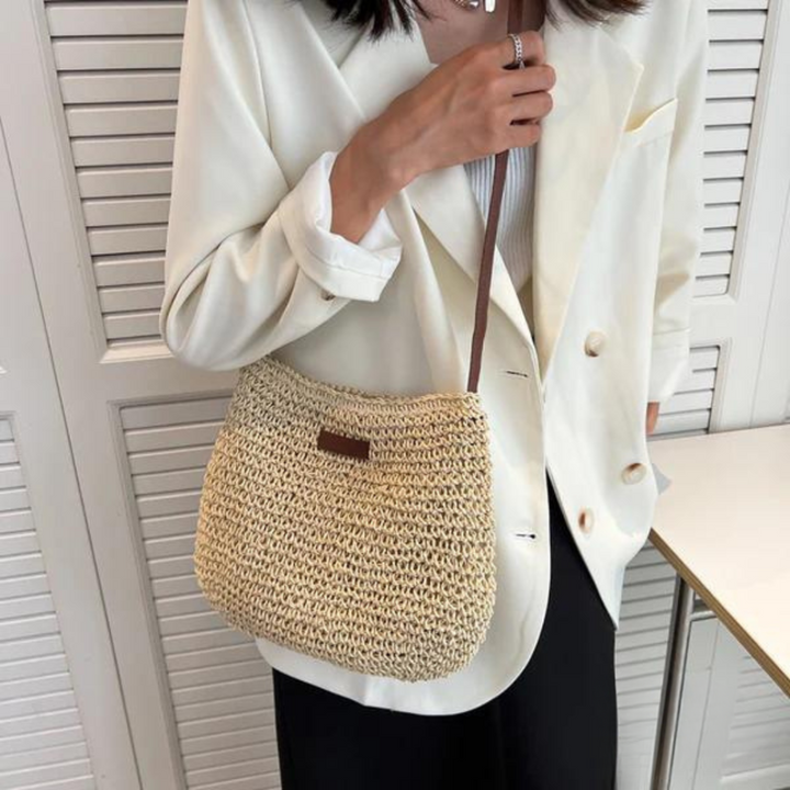 Mehnaz | Classic Woven Style Shoulder Bag