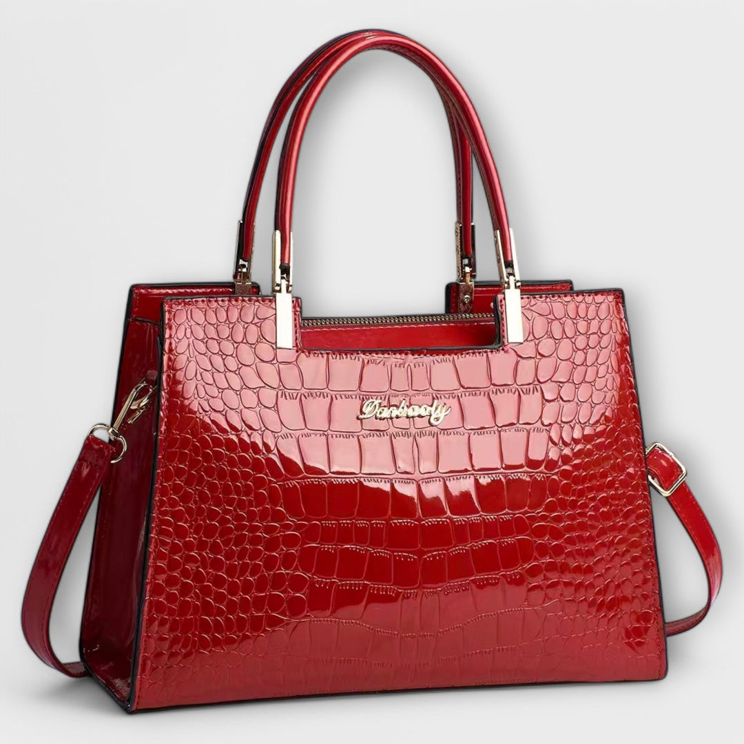 Veda | Crocodile Pattern Handbag