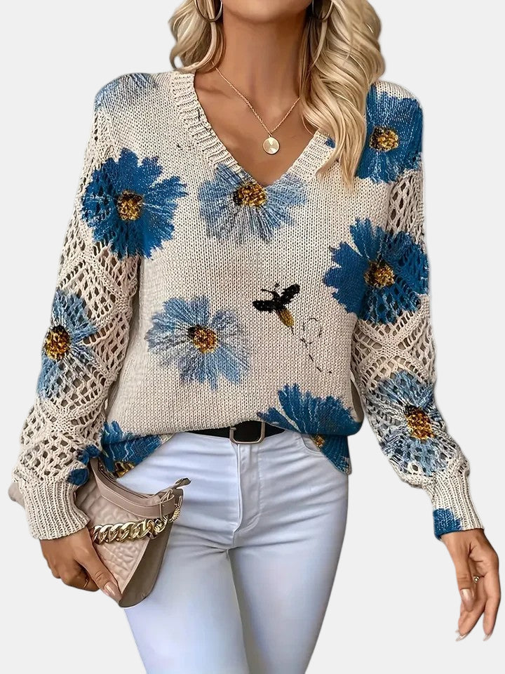 Fern | Blooming Chic Knit Sweater
