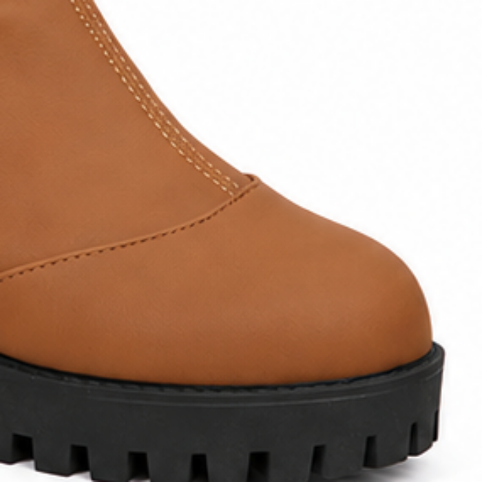 Adaly | Bottines à talons épais et doubles boucles