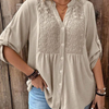 Carmen | Elegant Wide Sleeve V-Neck Blouse
