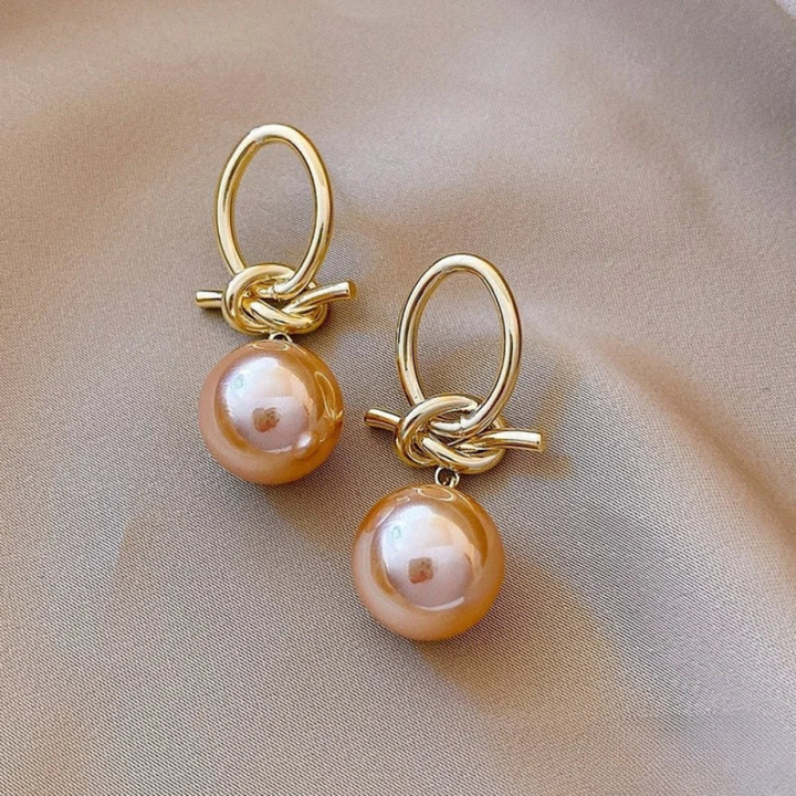 Diamond | Pearl Drop Earrings