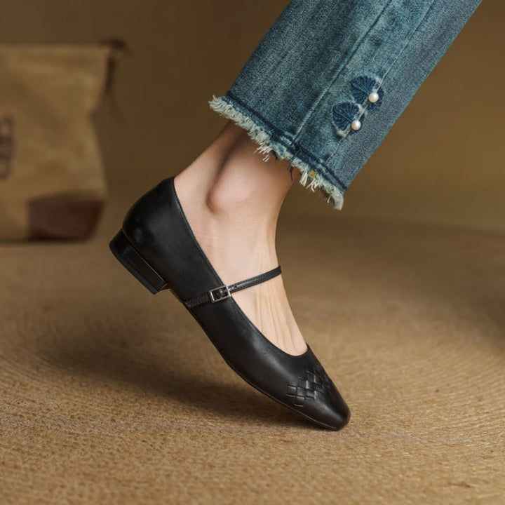 Verity | Square-Toe Flat