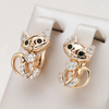 Rochelle | Elegant Cat Zirconia Earrings