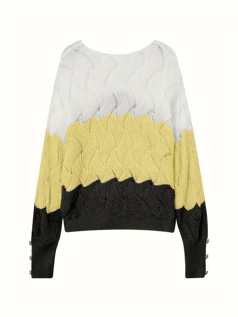 Keira | Cozy Chic Wave Knit Sweater