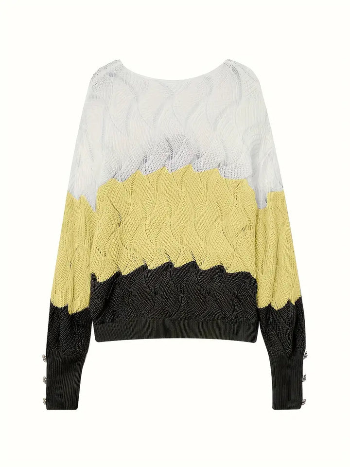 Keira | Cozy Chic Wave Knit Sweater