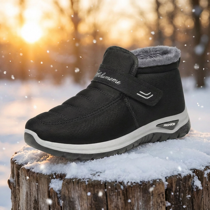 Drew | Bottines d'hiver à enfiler avec bride et doublure en fourrure