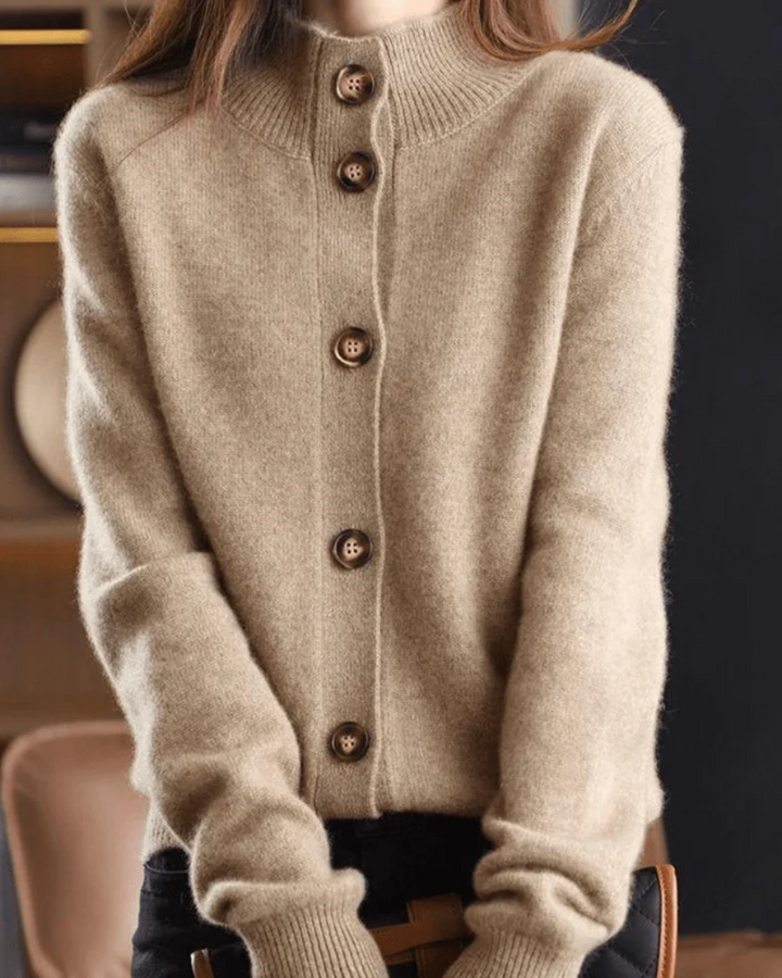 Amy | Cardigan classique boutonné