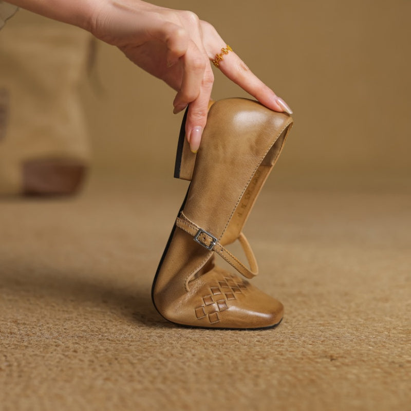 Verity | Square-Toe Flat