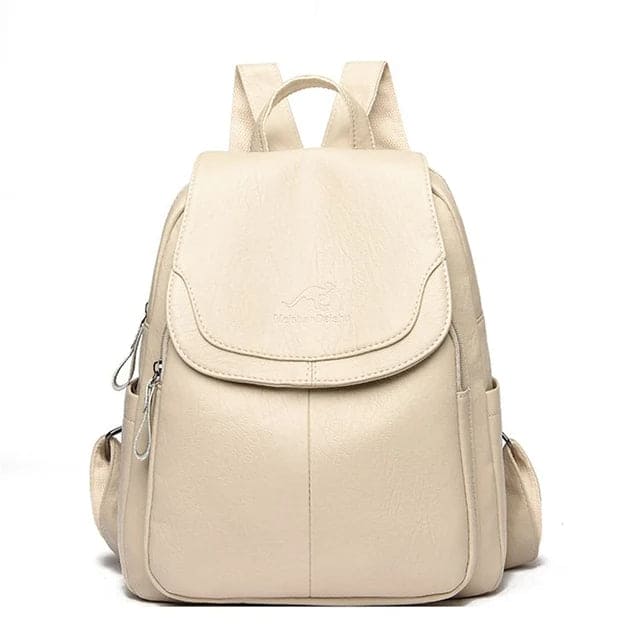 Gail | Backpack In A Delicate White Tone