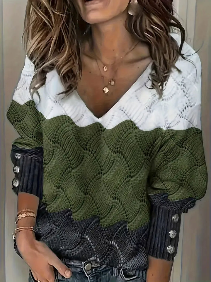 Keira | Cozy Chic Wave Knit Sweater