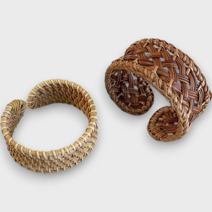 Simranjit | Braided Rattan Bracelet