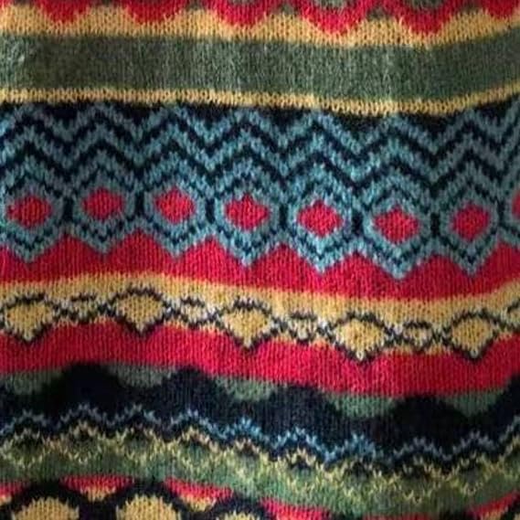 Romilly | Bohemian Knit Sweater With Folk Pattern