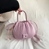 Sophiane | Elegant Pleated Handbag In Powder Pink