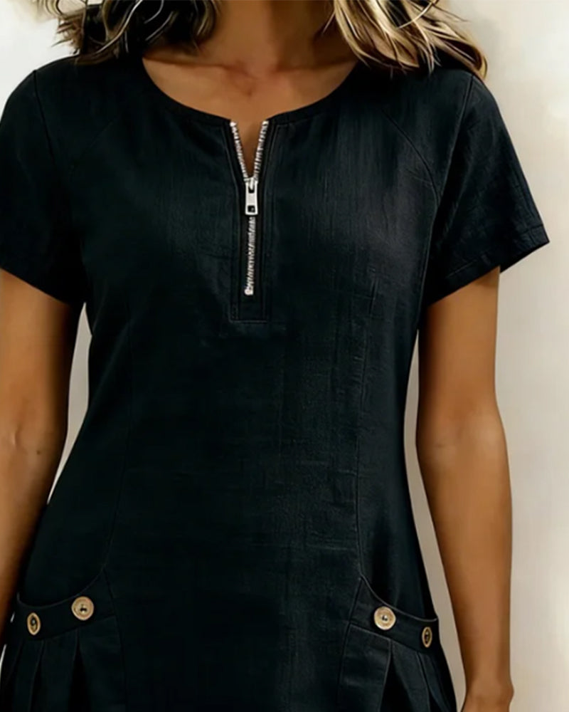 Leliana Elegant Everyday Dress detail