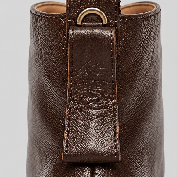 Sarah-Elizabeth | PU Leather Sculpted Heel Ankle Boots