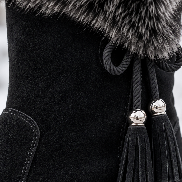 Meilani | Bottines zippées latérales doublées en polaire