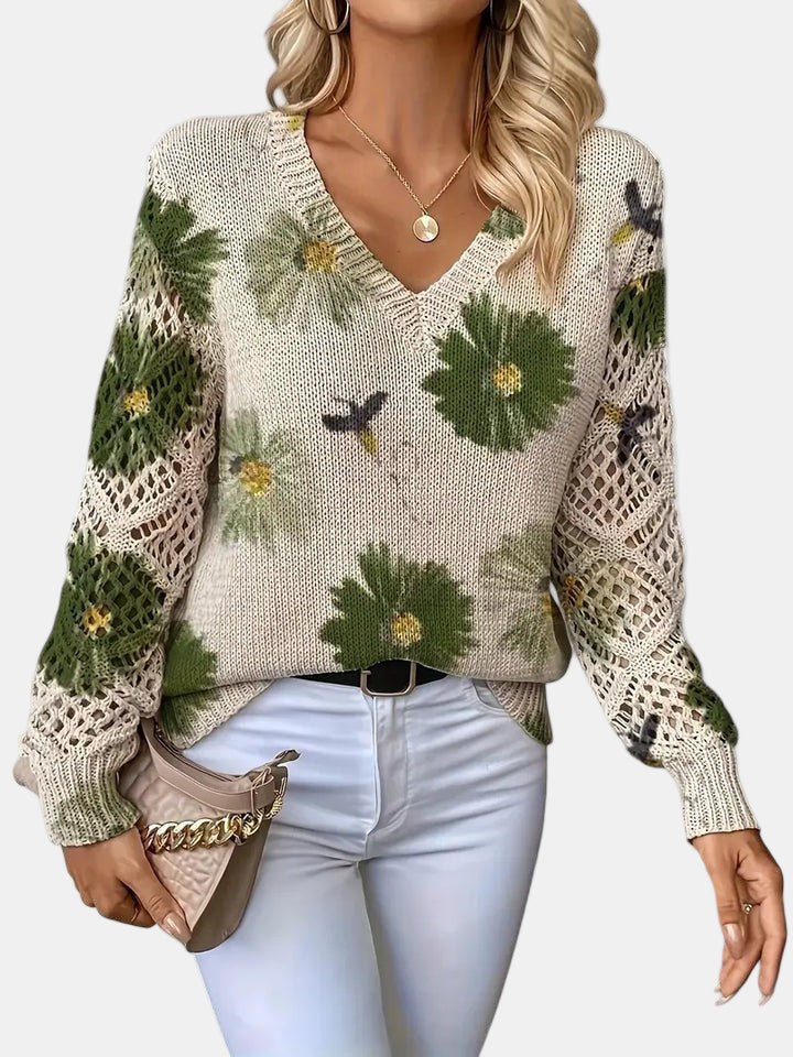 Fern | Blooming Chic Knit Sweater