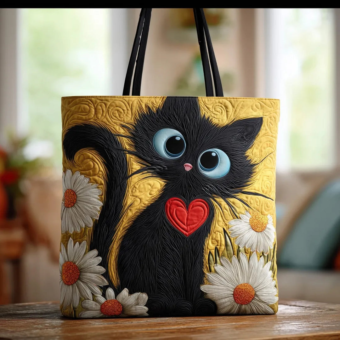 Atheena | Handmade Black Cat Bag