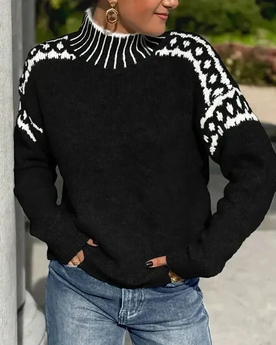 Cosima | Nordic Knit Turtleneck Sweater