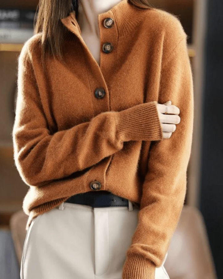 Amy | Cardigan classique boutonné