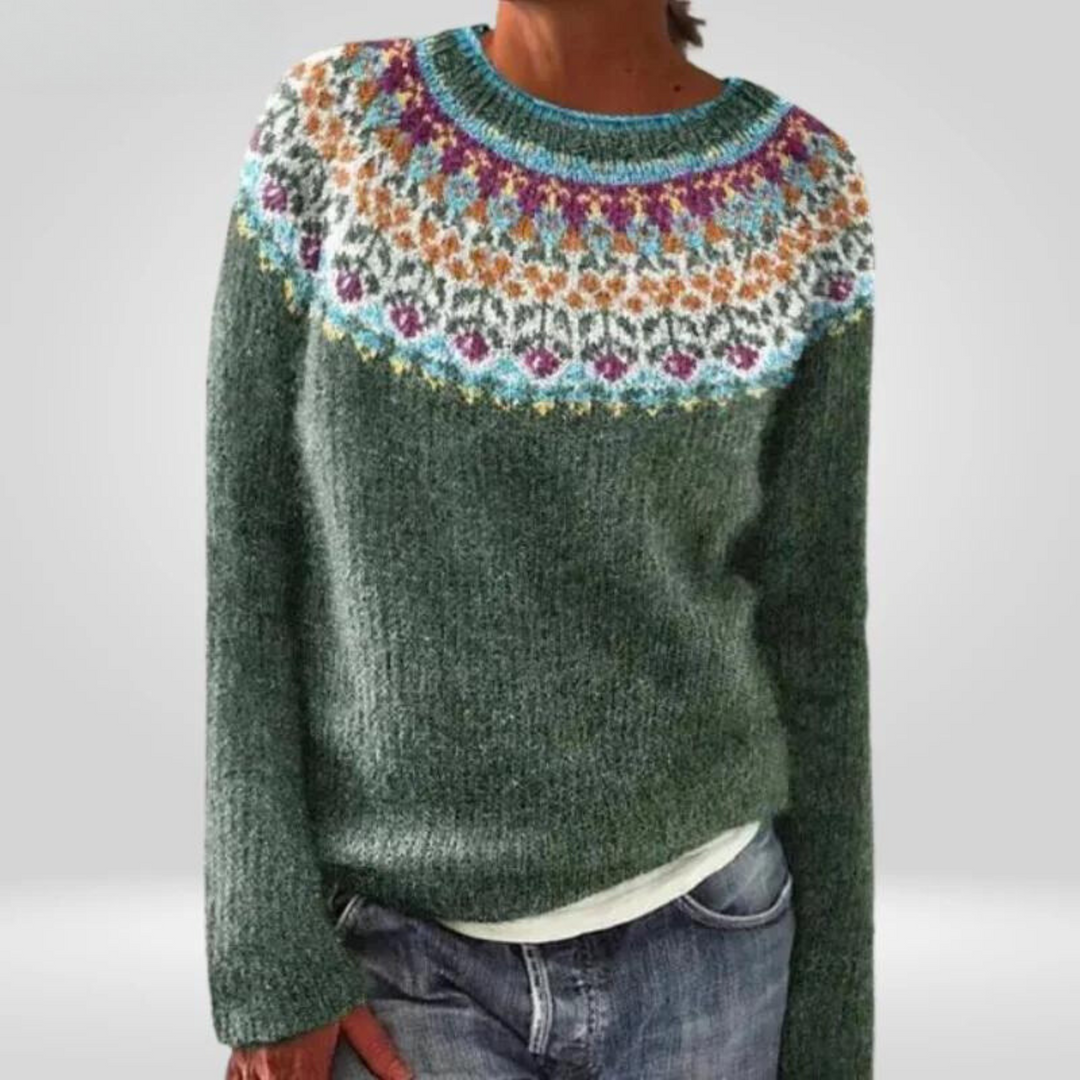 Doris | Fair Isle Knit Sweater