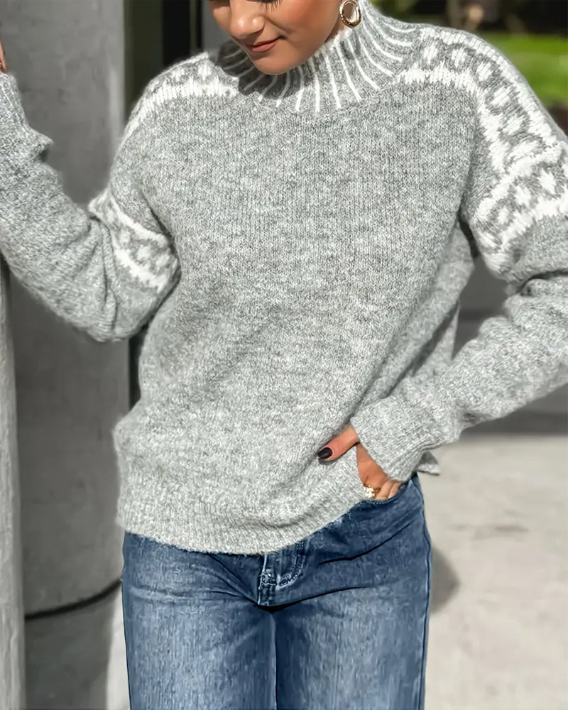Cosima | Nordic Knit Turtleneck Sweater