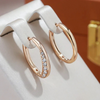 Sukhdeep | Chic Golden Hoop Earrings