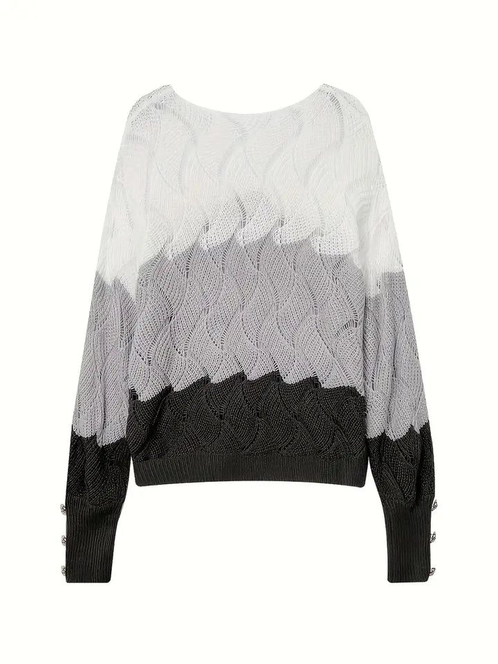 Keira | Cozy Chic Wave Knit Sweater