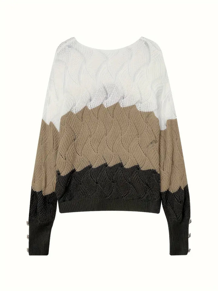 Keira | Cozy Chic Wave Knit Sweater