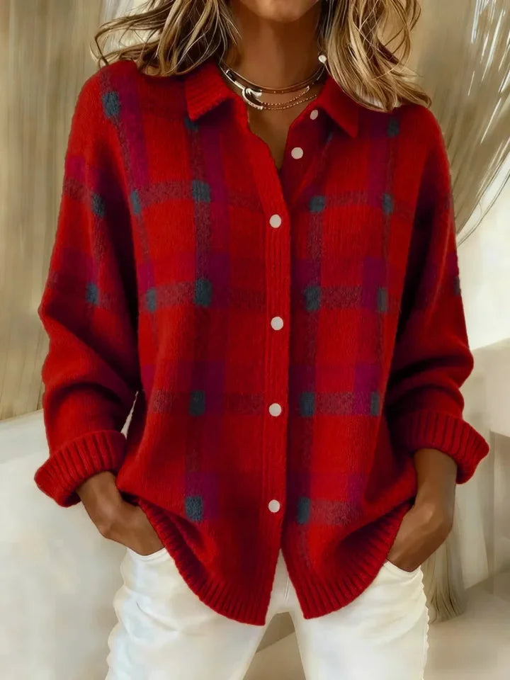 Lexus | Checked Knitted Jumper