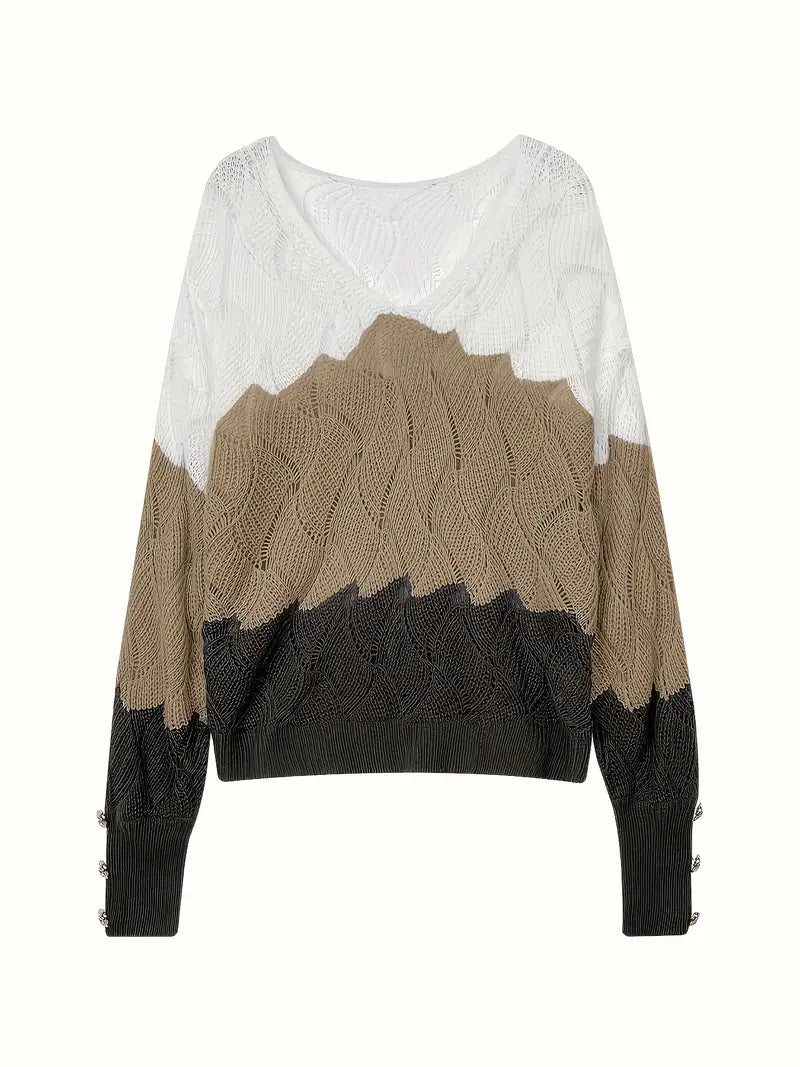 Keira | Cozy Chic Wave Knit Sweater